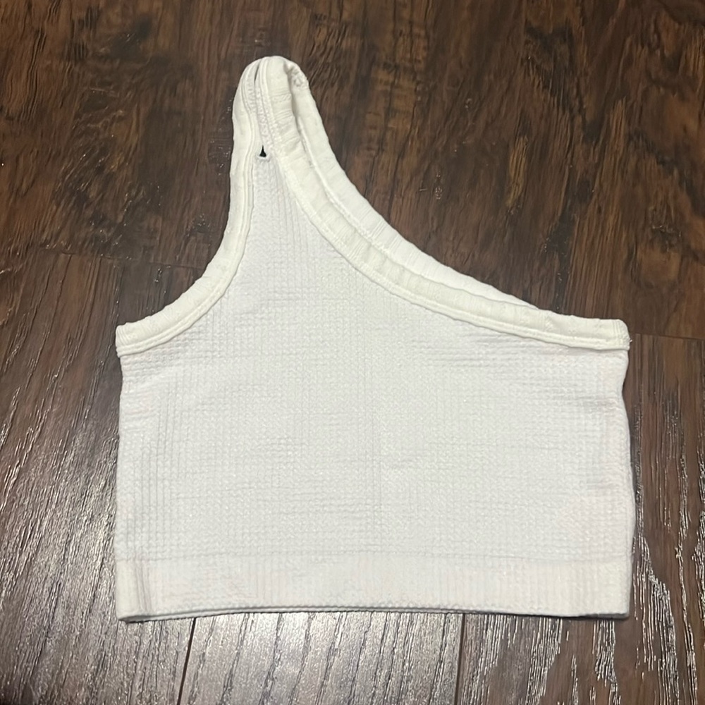 One Shoulder Crop Top